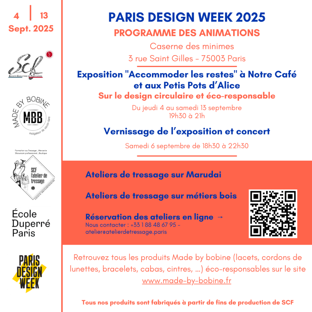 Paris design week 2025 entre SCF MBB et Duperré